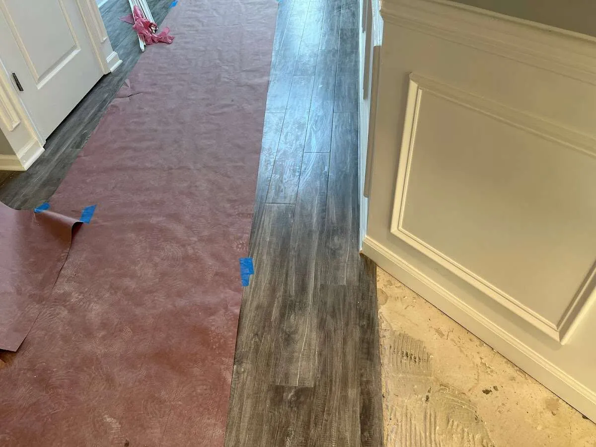 Completed marble shower restoration in St. Augustine Beach